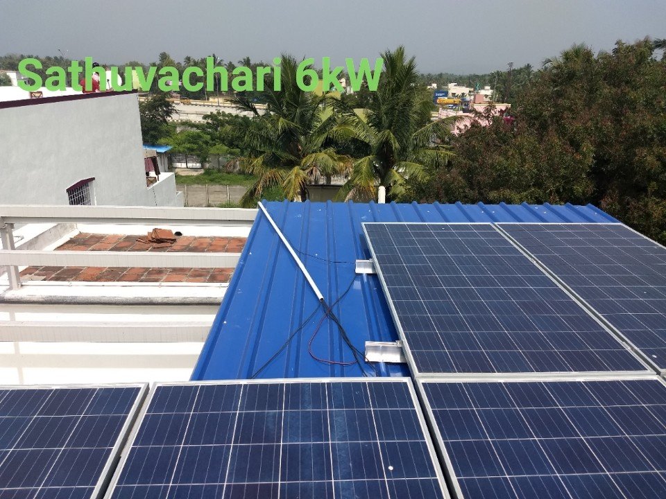 Hybrid solar system with battery backup