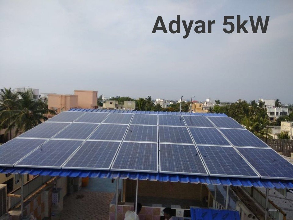 On-grid rooftop solar example
